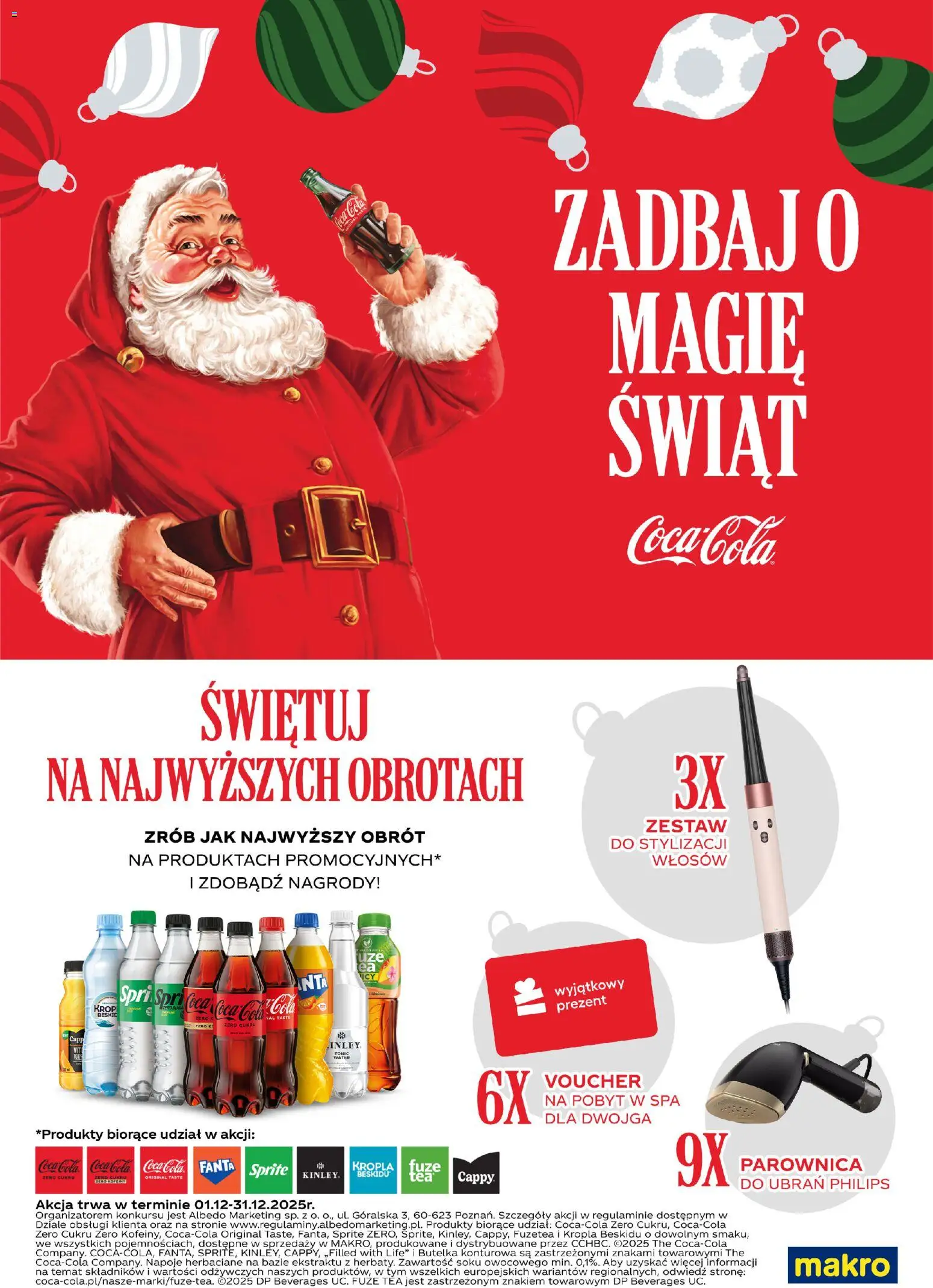 Pogląd gazetki "Konkurs - Świętuj na najwyższych obrotach" ze sklepu Makro ważnej od 01.12.2025