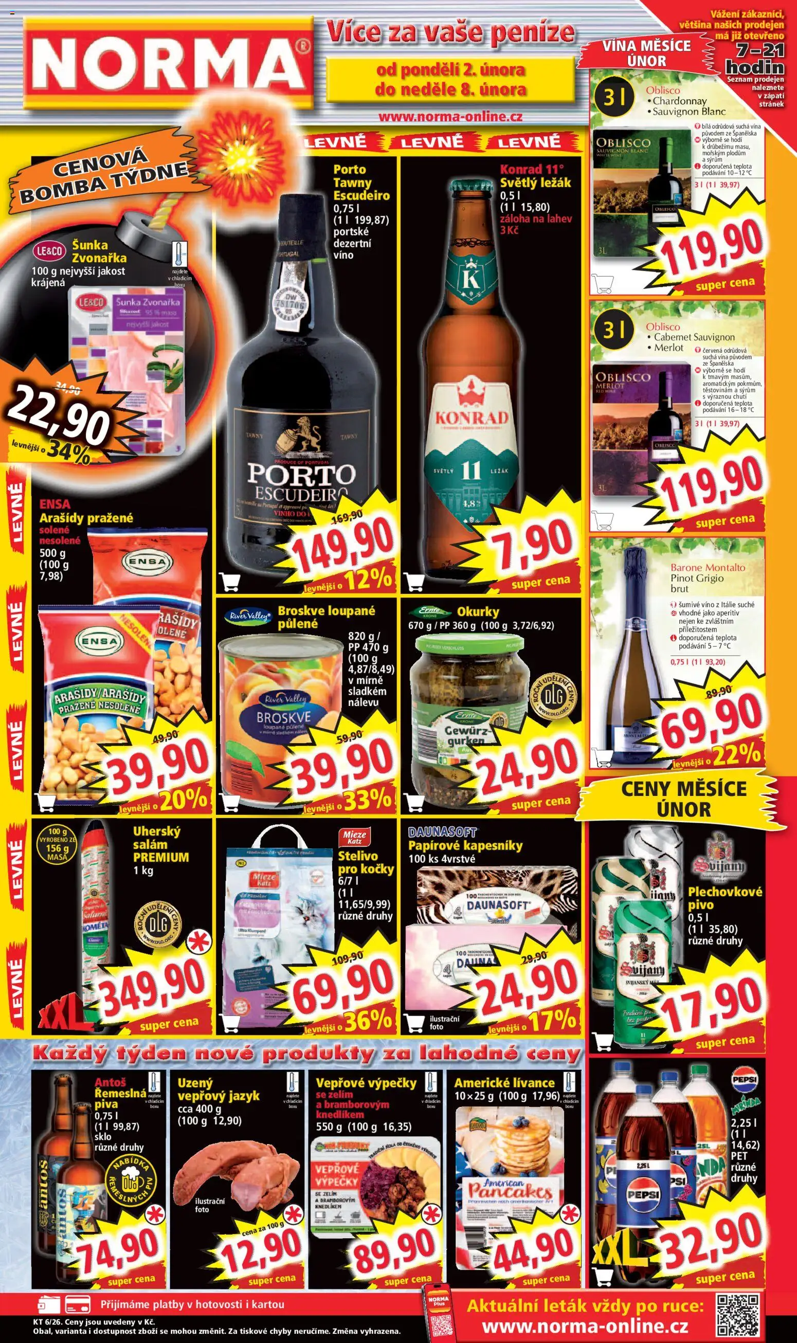 Náhled nabídky: Norma Leták platný od 01.02.2026