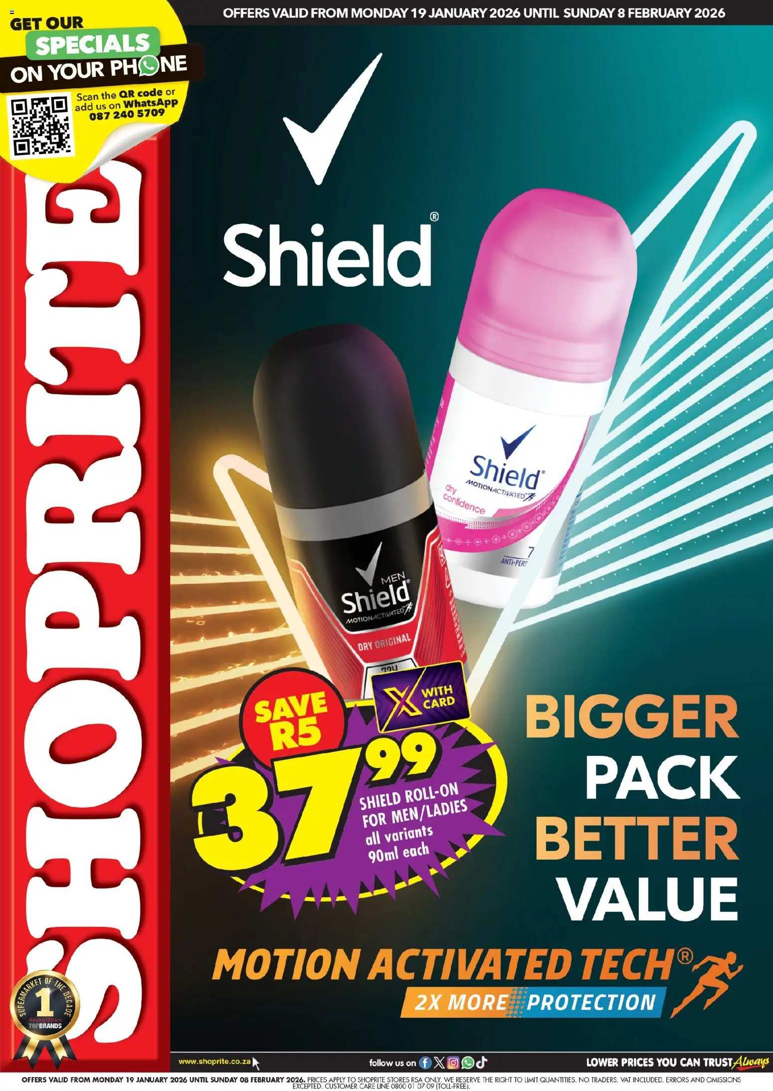 Preview of Shoprite flyer valid from 19/01/2026