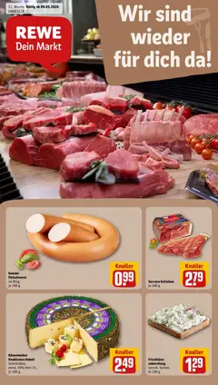 Vorschau von dem Prospekt des Geschäftes Rewe, gültig ab dem 09.03.2026