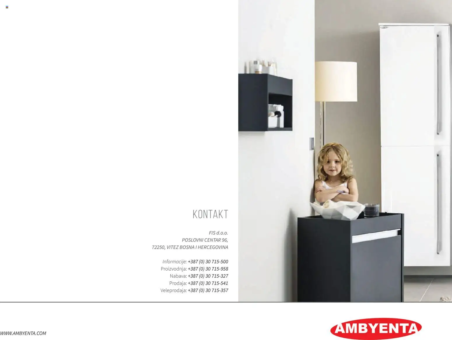Pregled letka Katalog Kupaonski namještaj trgovine AMBYENTA vrijedi od 2025.10.01