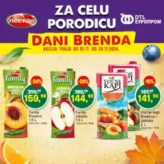 Pregled Europrom kataloga - važi od 01.11.2025