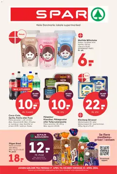 Eksempel på tilbudsavis Spar - Tilbudsavis uge 17 fra butik Spar gyldig fra 17/04/2026