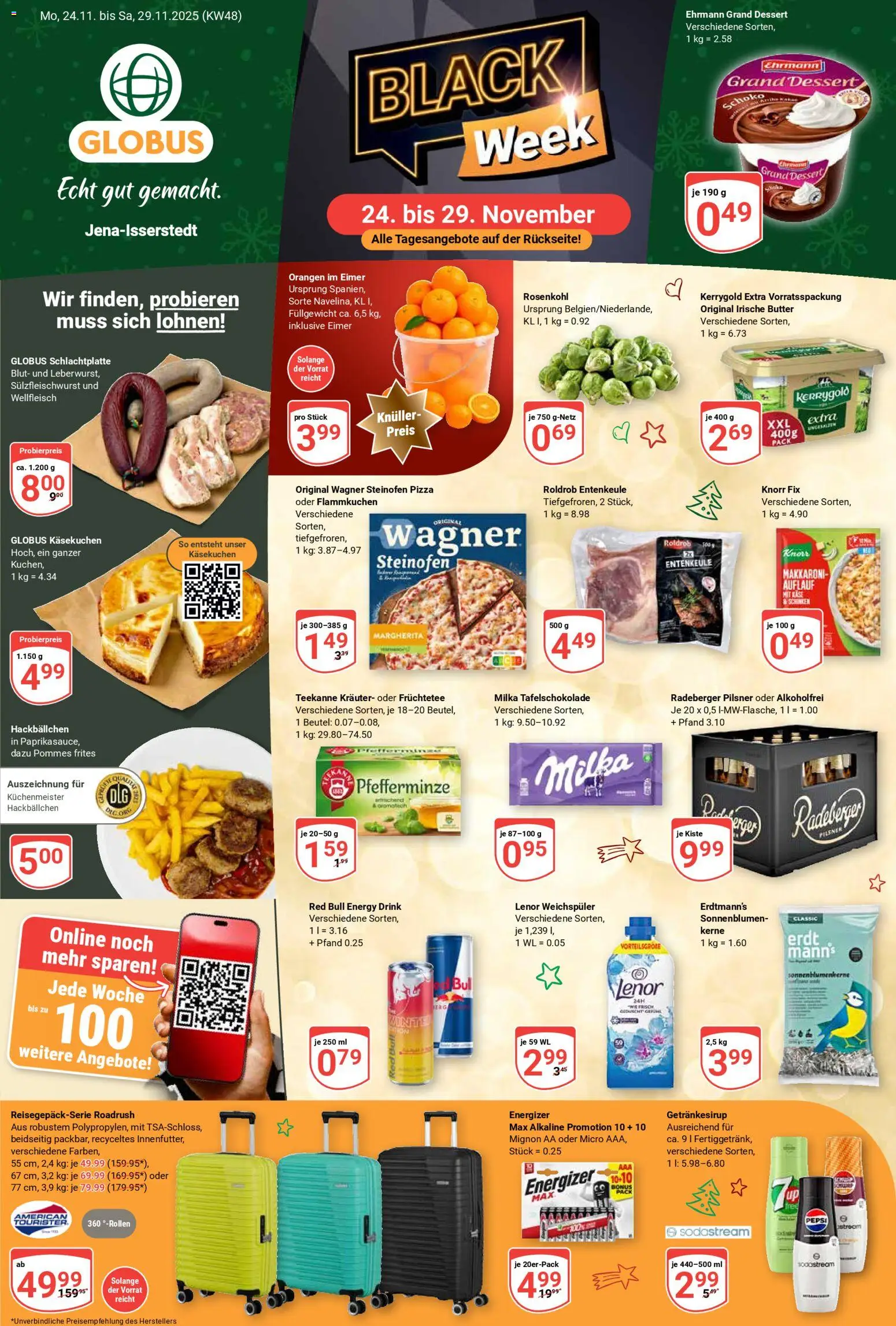 Vorschau von dem Prospekt des Geschäftes Globus, gültig ab dem 24.11.2025