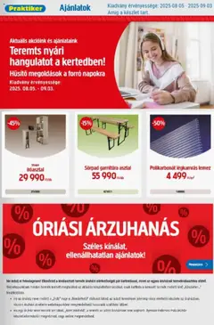 Praktiker - Akciós újság Praktiker megtekintése, amely érvényes 2025.08.05.-től