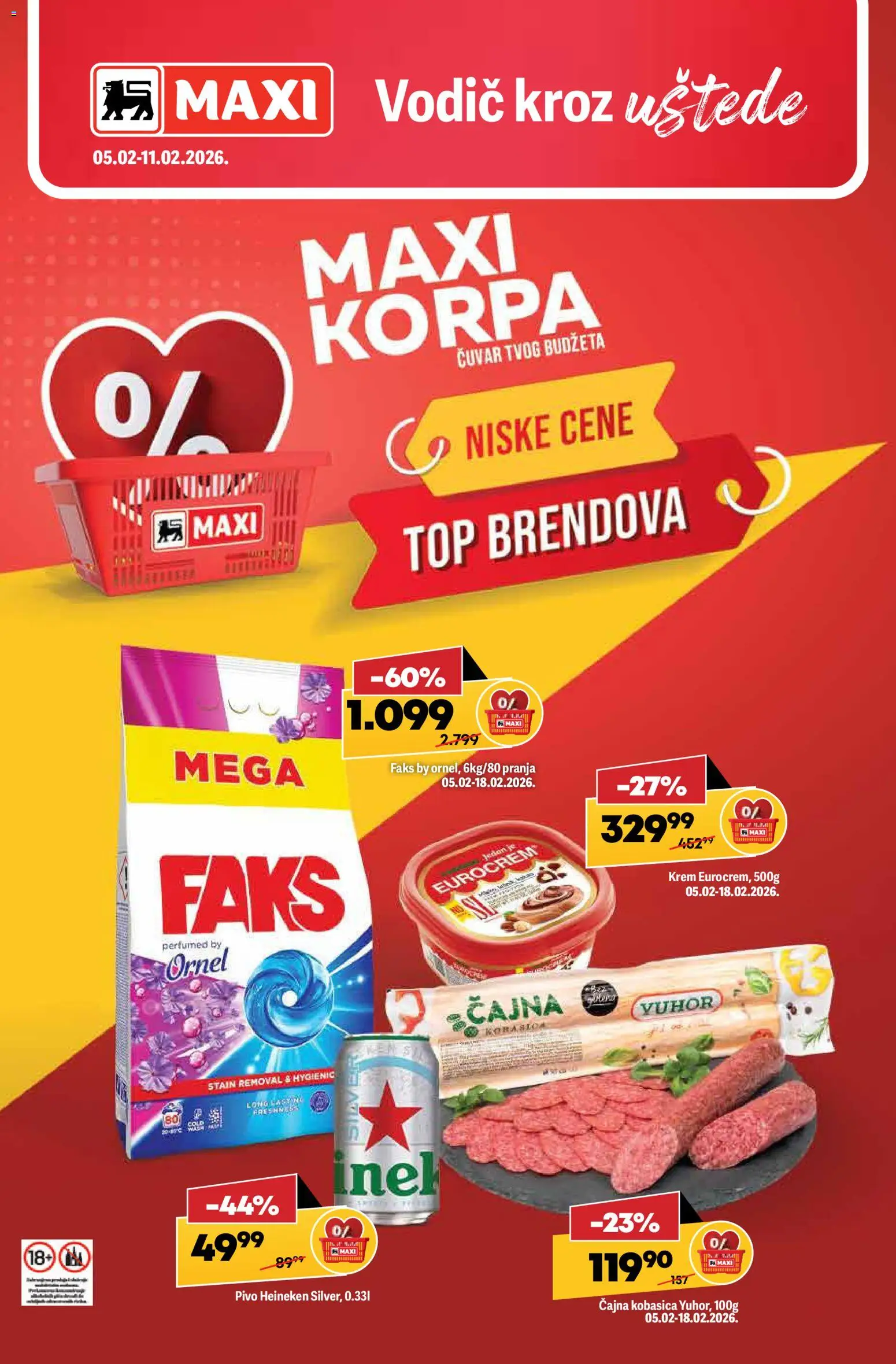 Pregled Maxi kataloga - važi od 05.02.2026