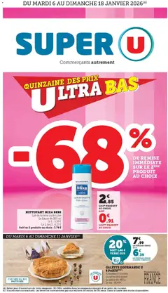 Prévisualisation de Catalogue du magasin Super U formulaire valide 06/01/2026