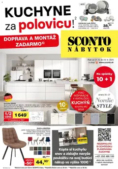Náhľad Sconto nábytok letáku platného od 27.08.2025