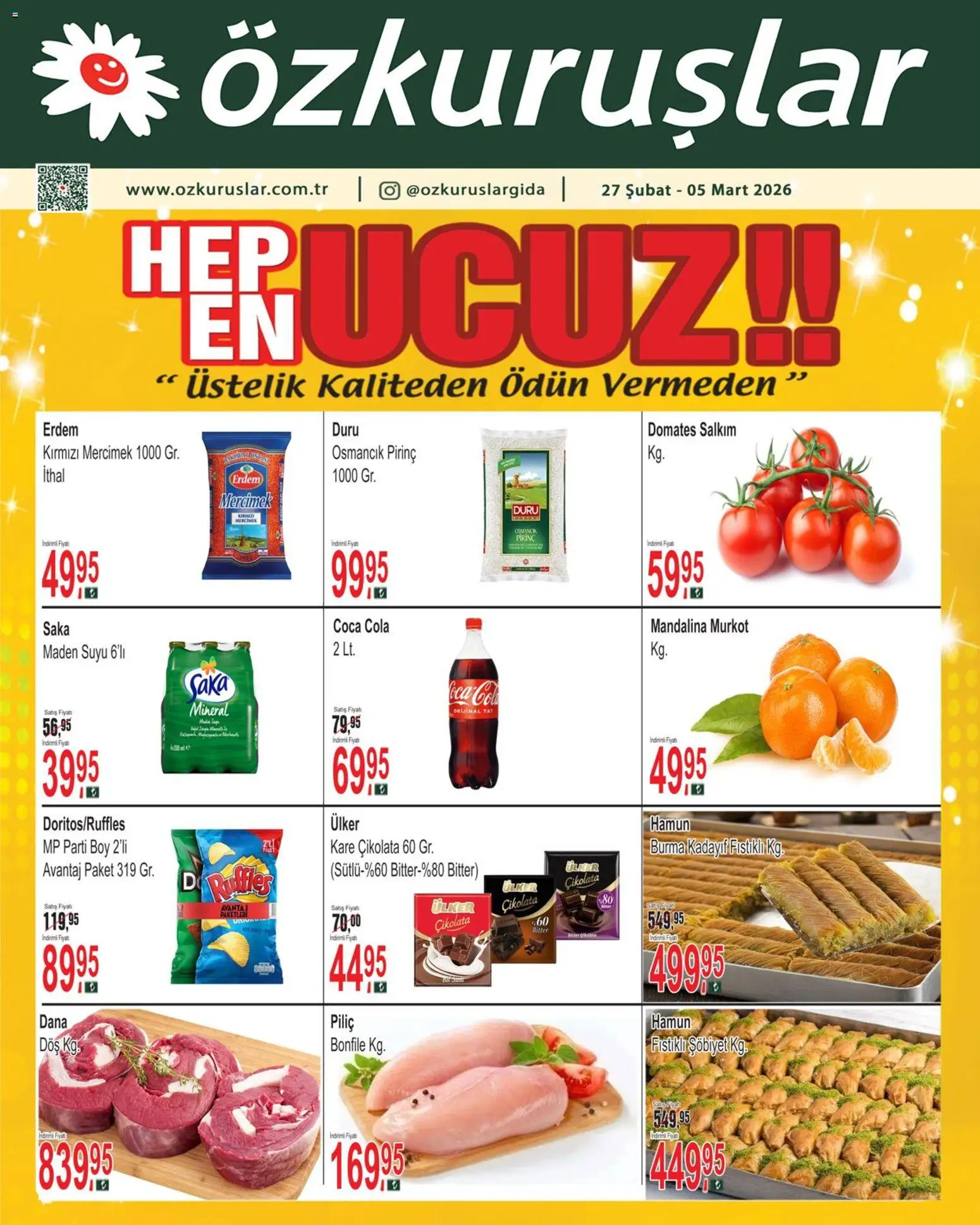 Özkuruşlar Özkuruşlar Katalog 27.02.2026 - Broşürünün önizlemesi