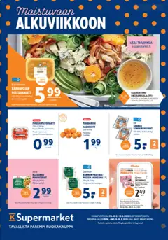 Kaupan K-Supermarket Tarjoukset esikatselu, voimassa 08/09/2025