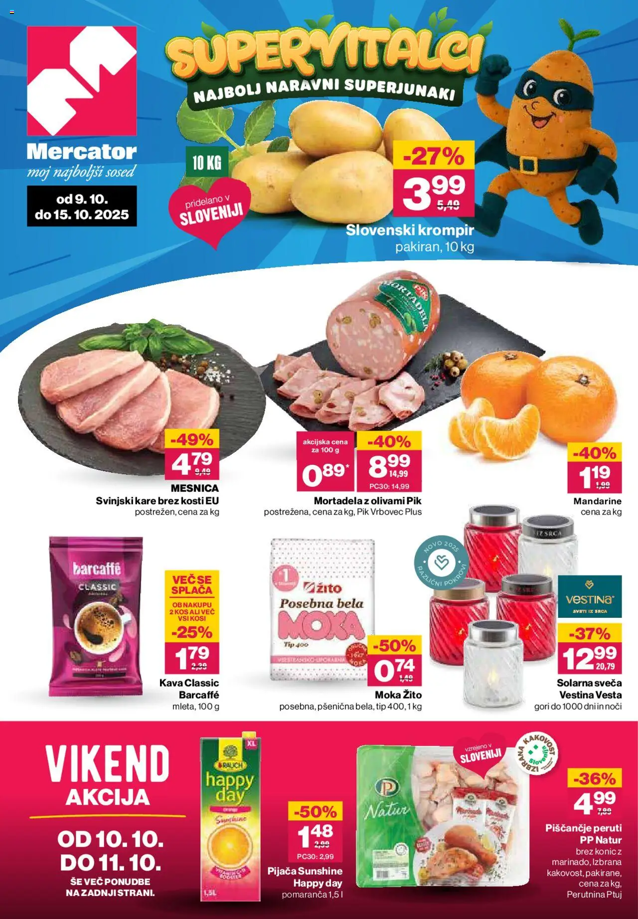 Mercator Katalog od 09.10.2025 - aktualna ponudba - stran 1