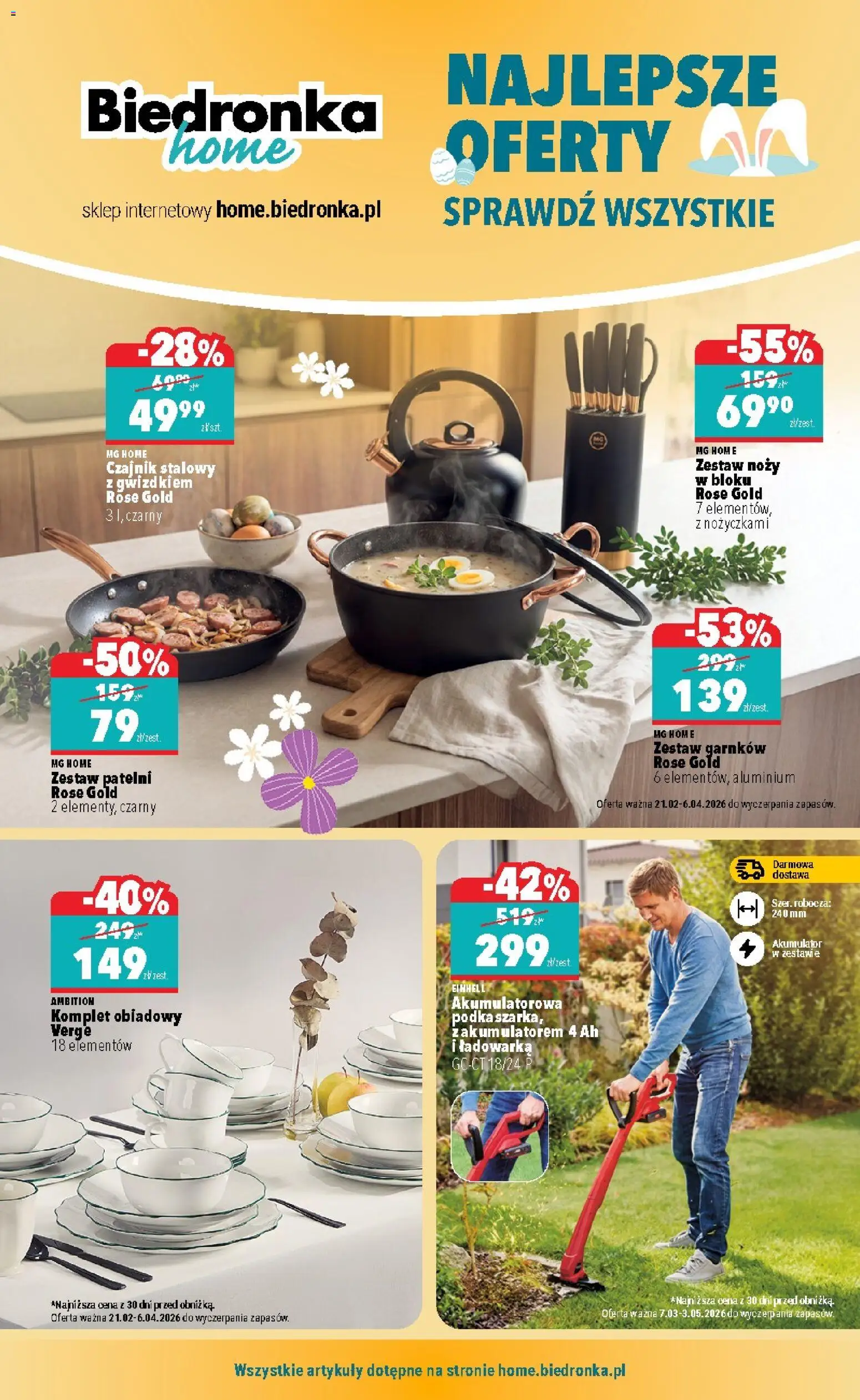 Pogląd gazetki "Biedronka gazetka - Home" ze sklepu Biedronka ważnej od 07.03.2026