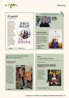 Vista previa del folleto de la tienda Casa del libro válido desde el 01/11/2025 | Página: 45