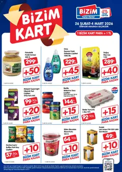 Bizim Toptan Bizim Kart Katalogu 26.02.2026 - Broşürünün önizlemesi