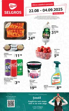 Previzualizarea de cataloage: Selgros Catalog - Food valabil de la 22.08.2025