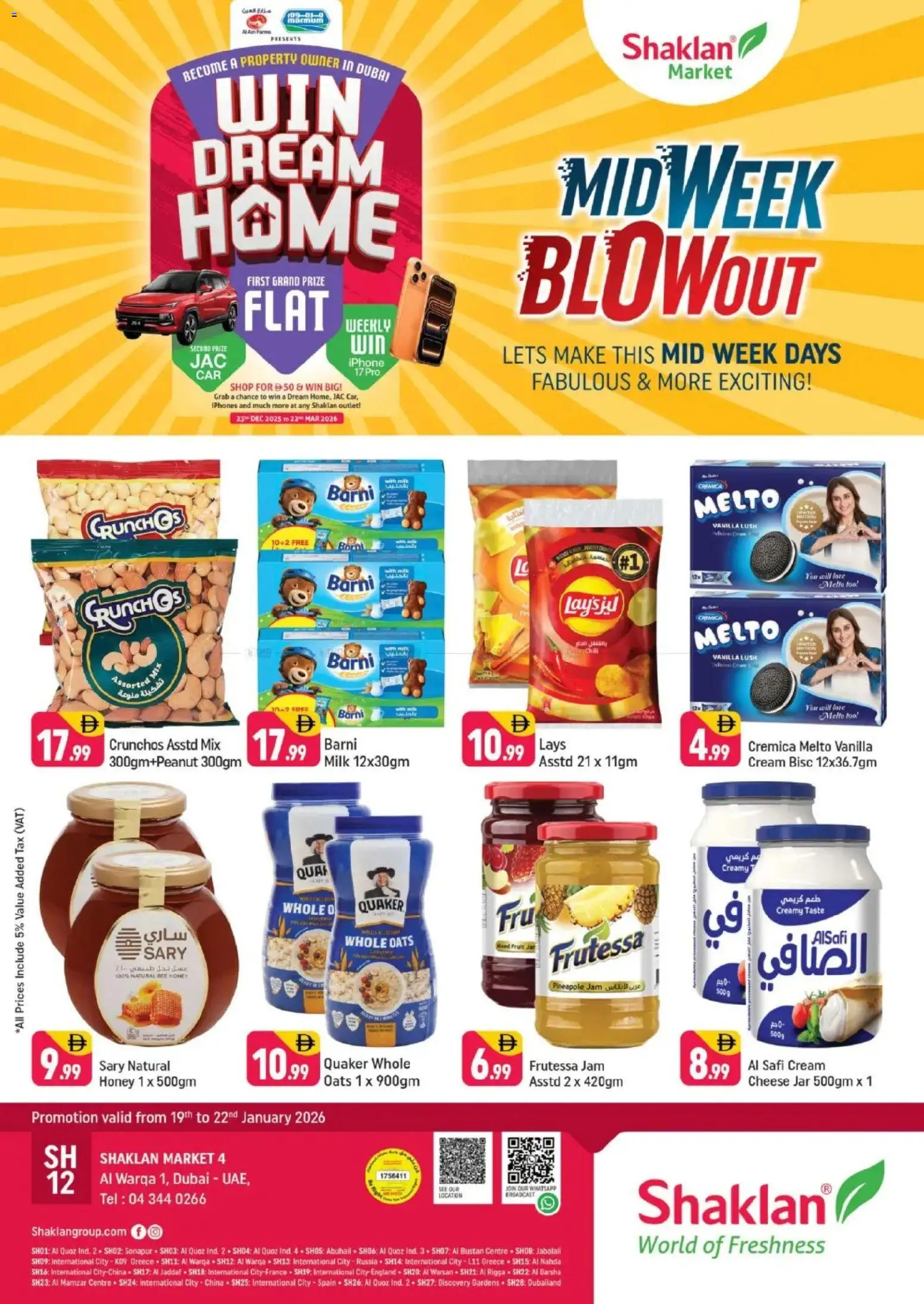 Preview of the catalogue Midweek Blow Out - Shaklan Market 4, Al Warqa 1 of store Shaklan valid from 19 Jan, 2026