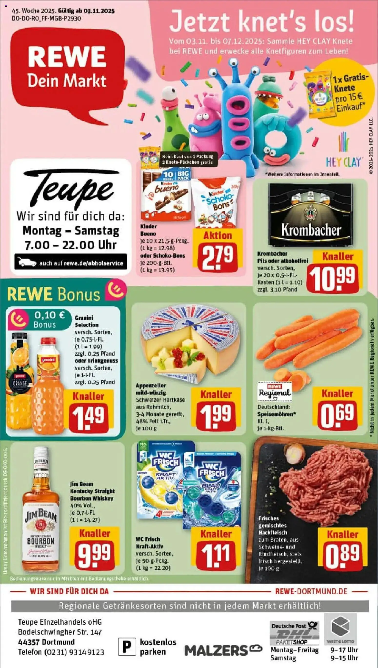 Vorschau von dem Prospekt des Geschäftes Rewe, gültig ab dem 03.11.2025