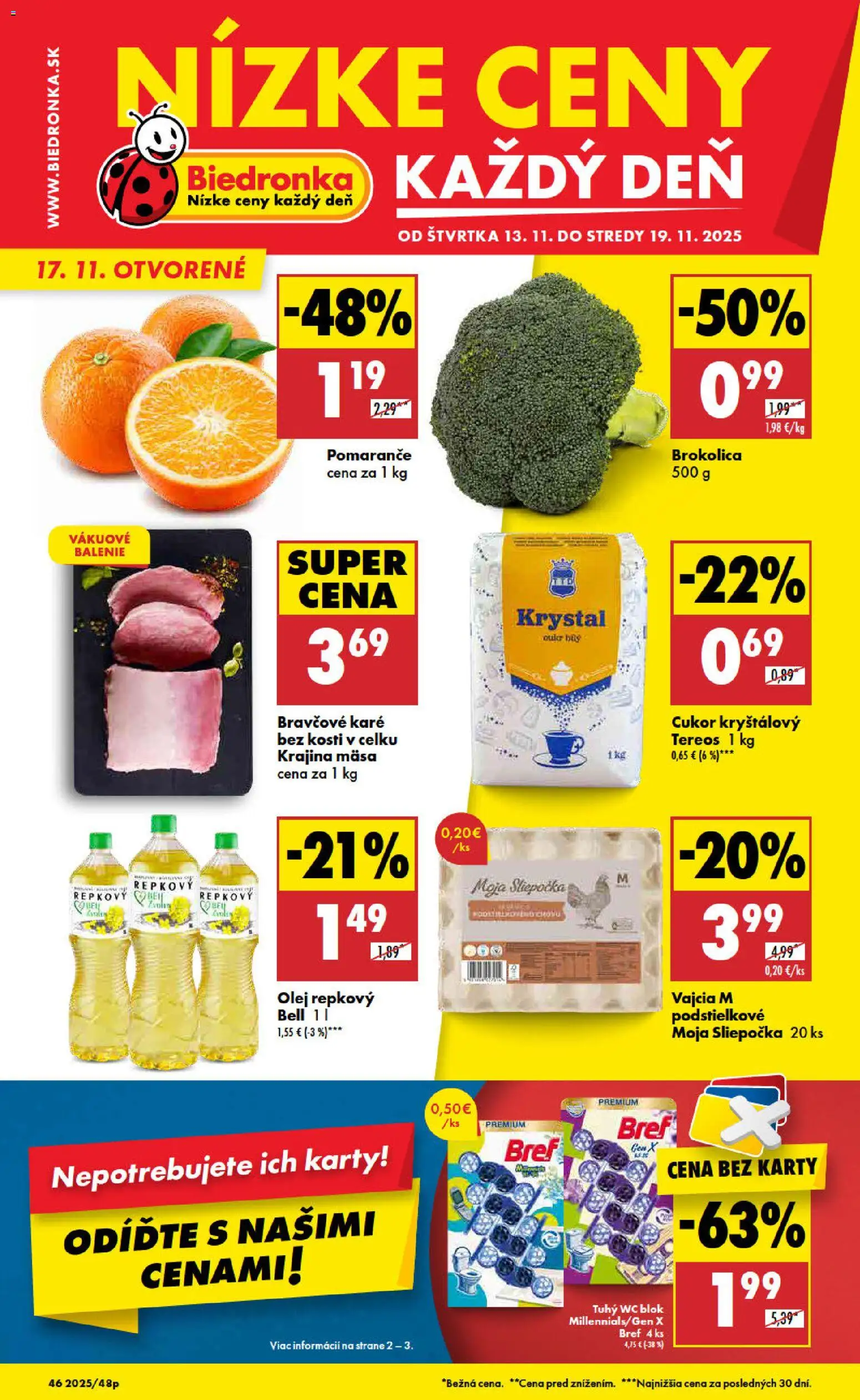 Náhľad Biedronka letáku platného od 13.11.2025