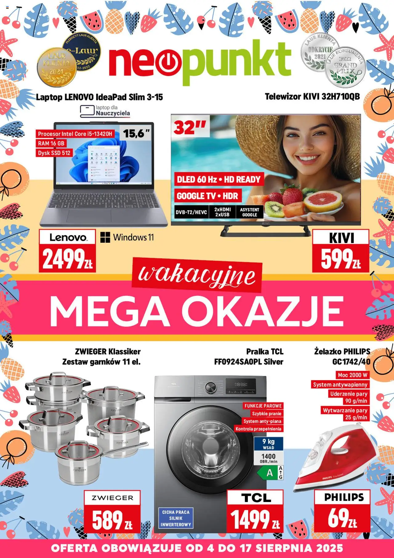 Neopunkt Gazetka od 04.08.2025 - Nowa Gazetka - Numer strony 1