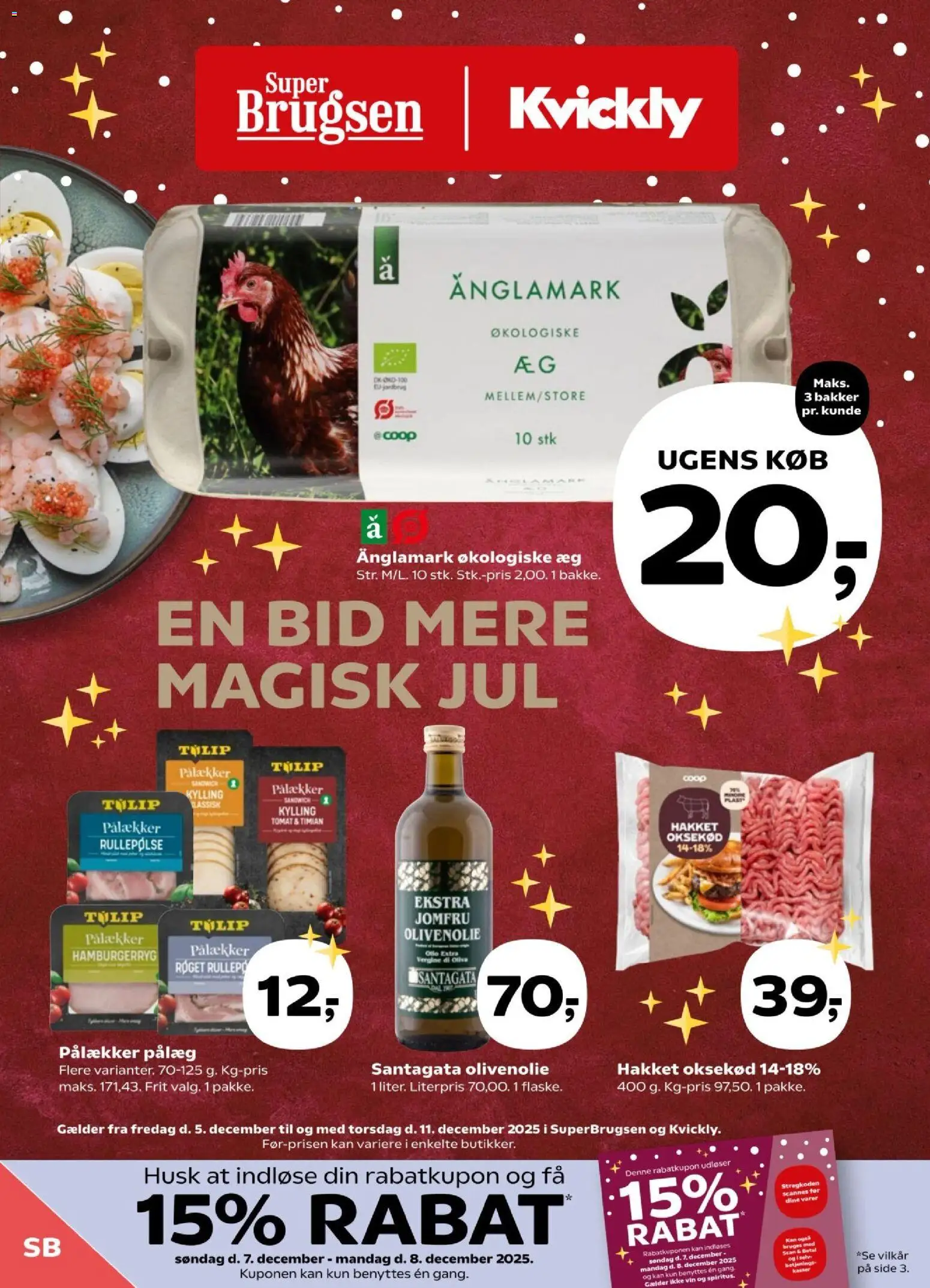 Eksempel på tilbudsavis Tilbudsavis fra butik Super Brugsen gyldig fra 05/12/2025