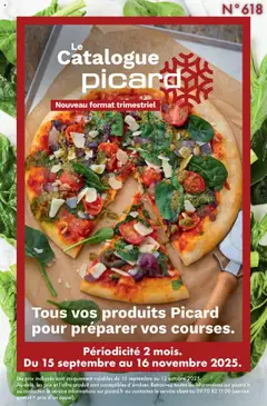 Prévisualisation de Catalogue du magasin Picard formulaire valide 15/09/2025