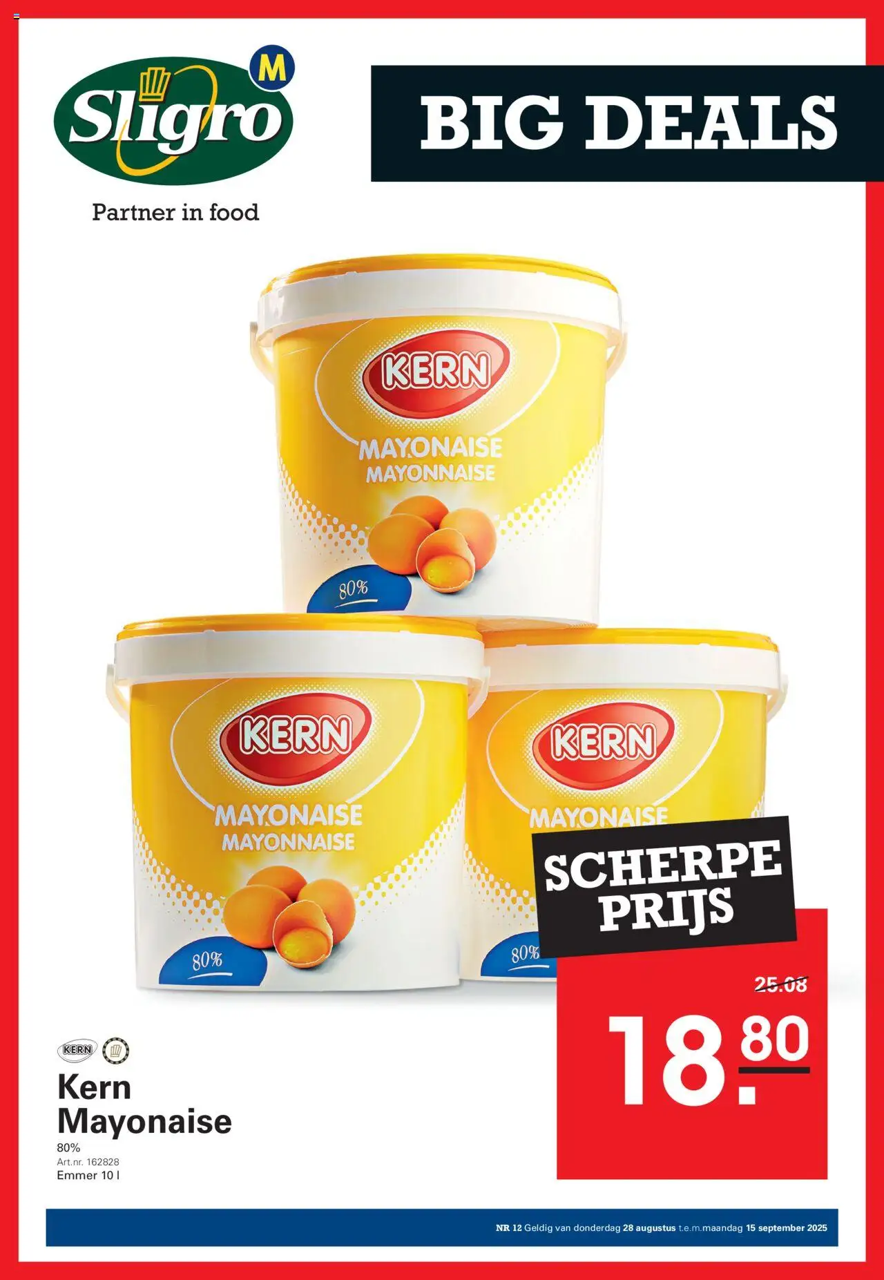 Sligro shop Folder geldig vanaf 28/08/2025 - Paginanummer 1