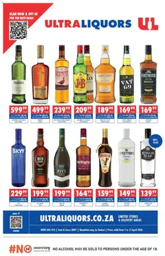 Preview of Ultra Liquors flyer valid from 01/04/2026