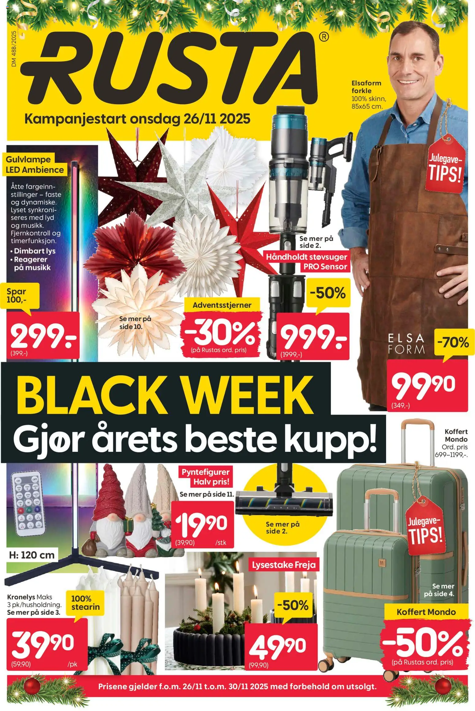 Forhåndsvis Black Week fra butikk Rusta gyldig fra 26/11/2025