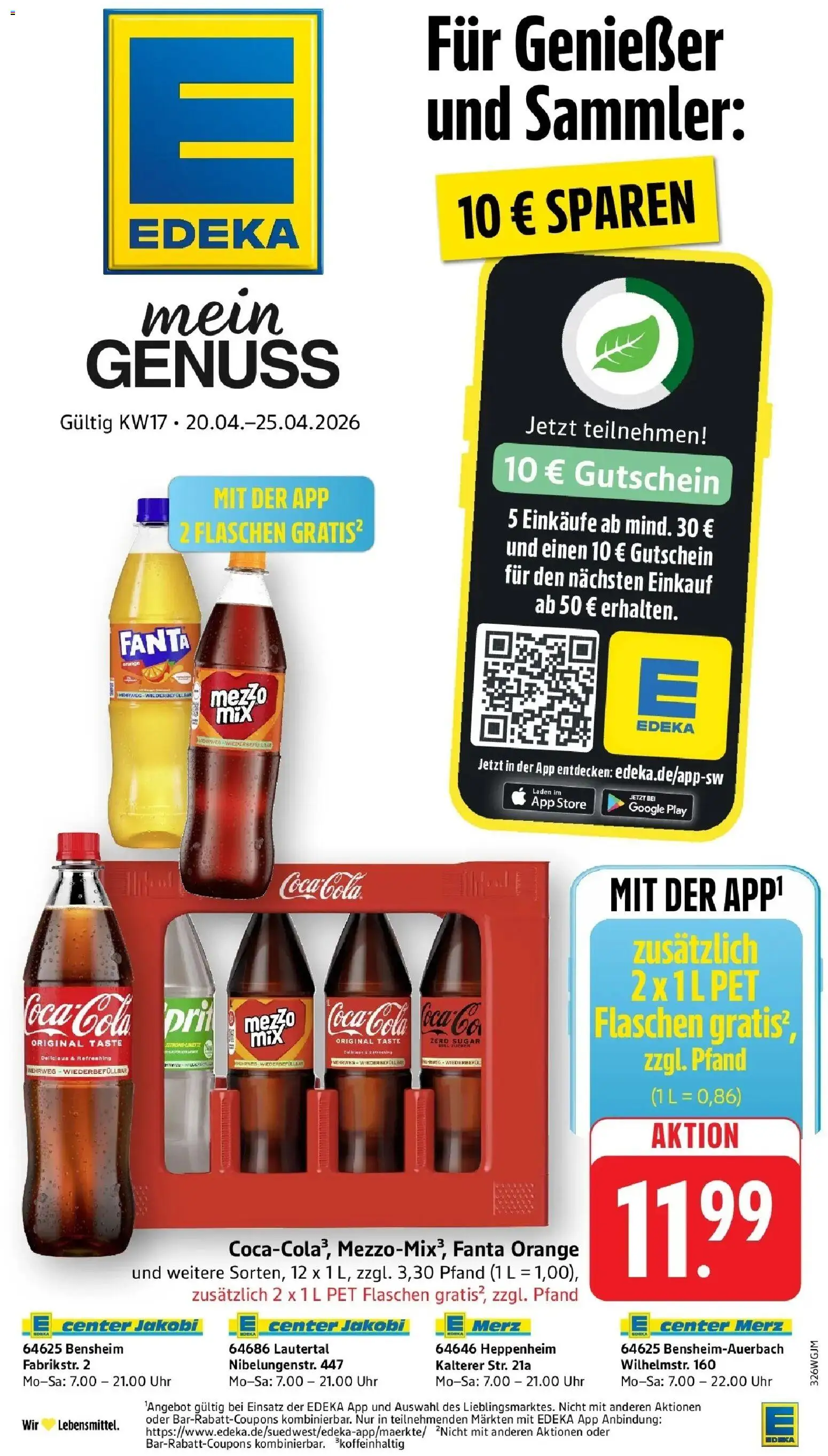 Vorschau von dem Prospekt des Geschäftes Edeka, gültig ab dem 20.04.2026
