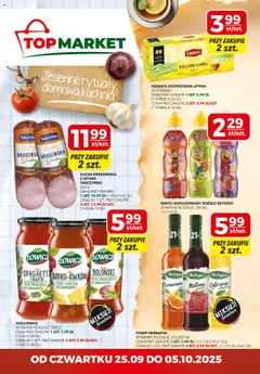 Pogląd gazetki "Gazetka" ze sklepu Top Market ważnej od 25.09.2025