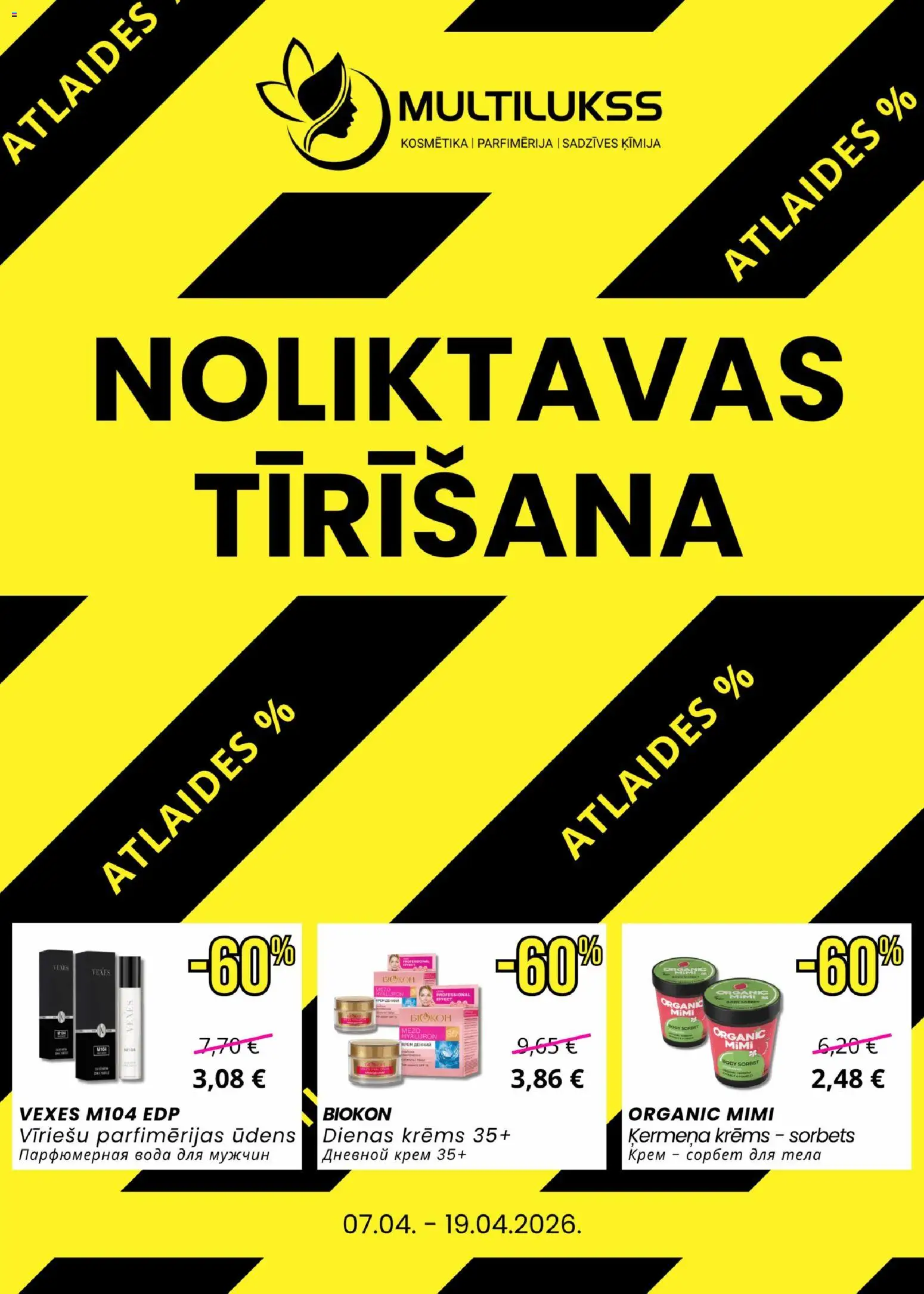 Skatīt Multilukss akciju bukletu, derīgs no 07.04.2026.