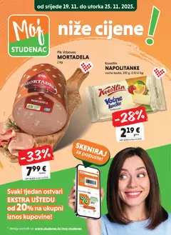 Pregled letka Katalog trgovine Studenac vrijedi od 19.11.2025