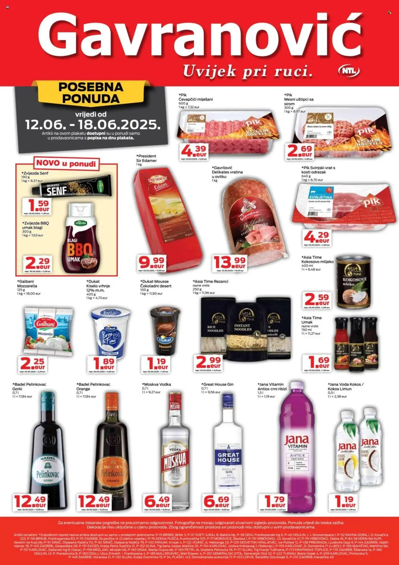 Gavranović aktualni Katalog vrijedi od 12.06.2025 - tjedna akcija broj stranice 1