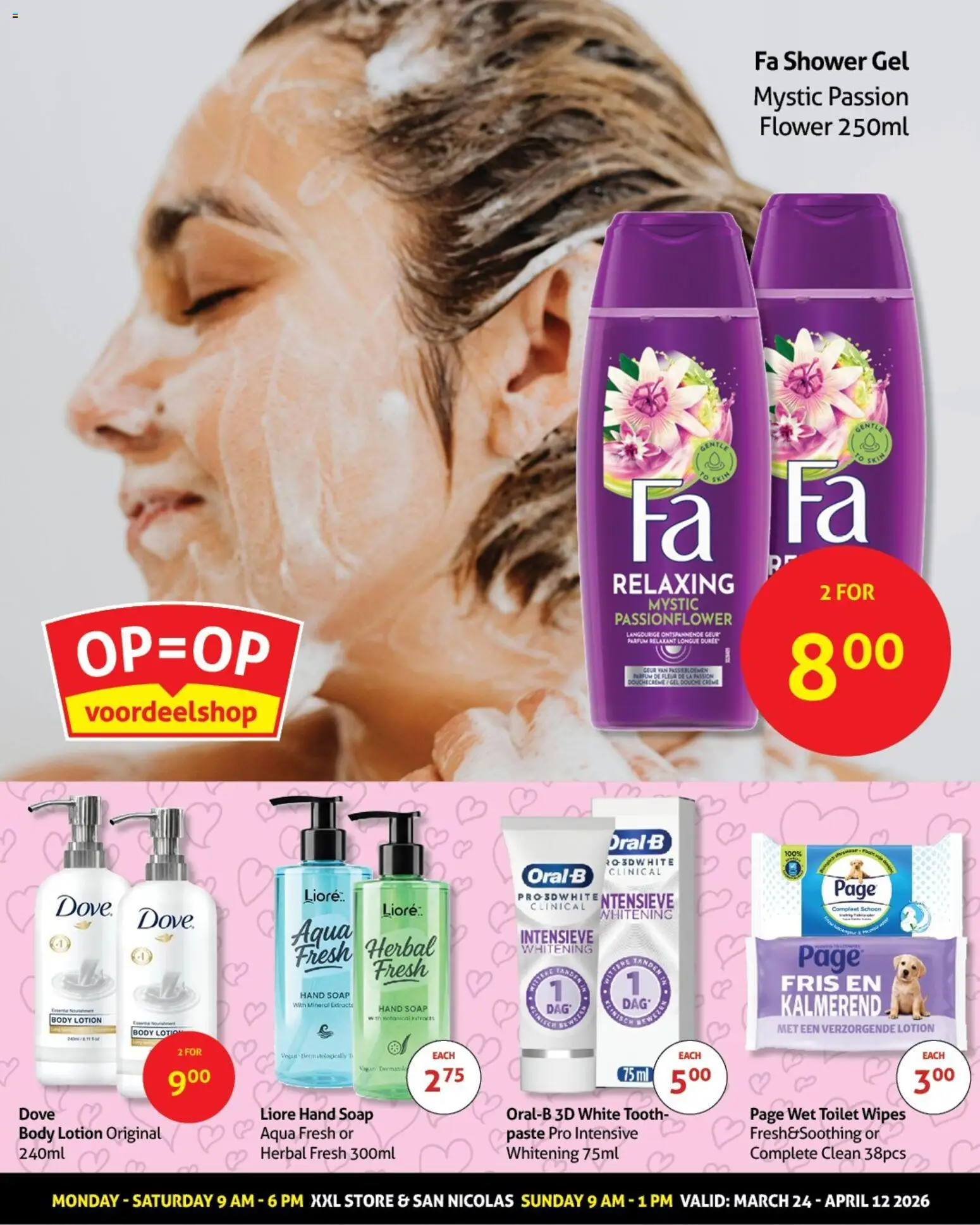 Voorbeeld van OP is OP folder van winkel OP is OP geldig vanaf 24-03-2026