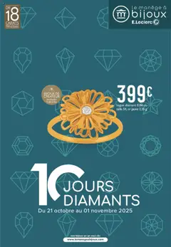 Prévisualisation de Catalogue le Manège à Bijoux du magasin E.Leclerc formulaire valide 21/10/2025
