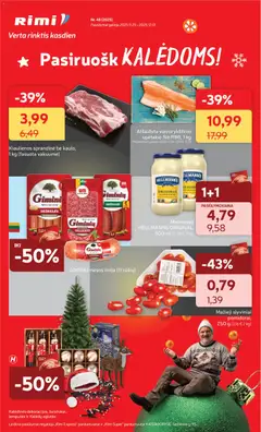 Rimi parduotuvės leidinio Leidinys galiojančio nuo 2025.11.25 peržiūra