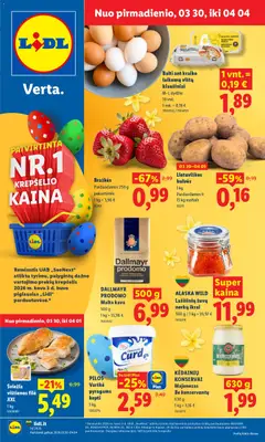 LIDL parduotuvės leidinio LIDL leidinys galiojančio nuo 2026.03.30 peržiūra