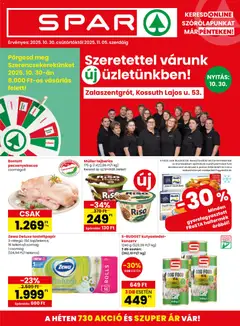 Spar - Zalaszentgrót megtekintése, amely érvényes 2025.10.30.-től