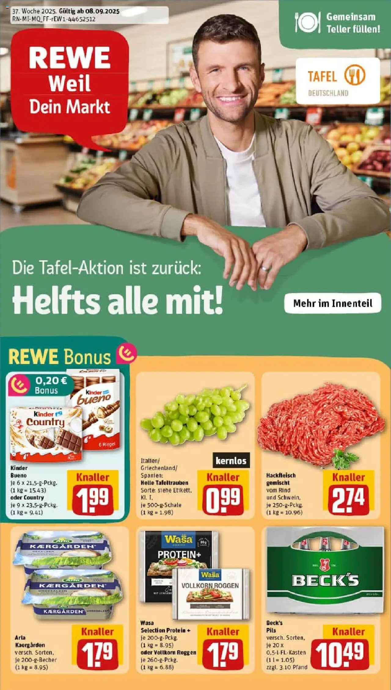 REWE Prospekt ab 07.09.2025 nächste Woche - Prospekt Grävenwiesbach	