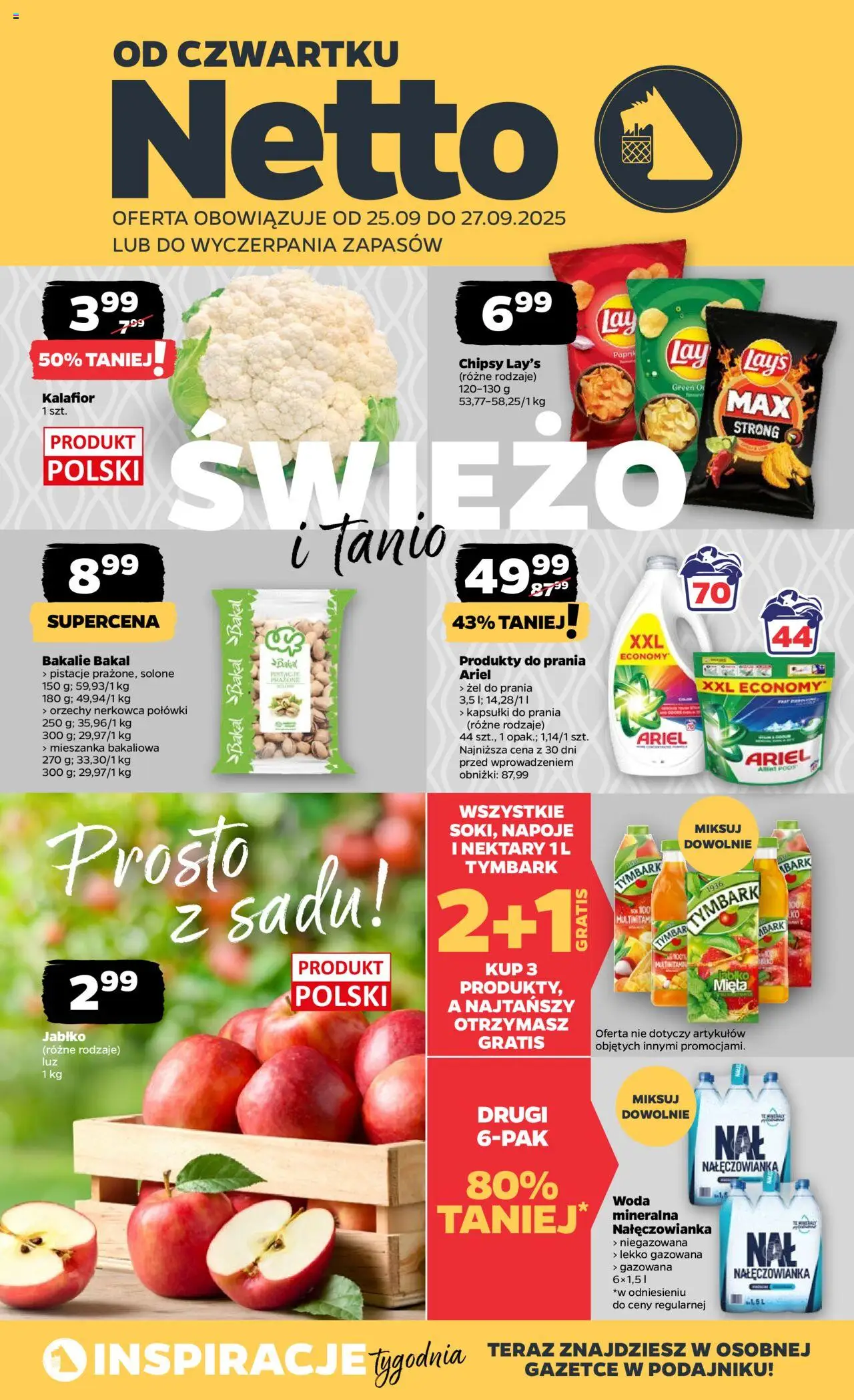 NETTO Gazetka spożywcza od 25.09.2025 - Nowa ulotka (PFD) - Numer strony 1