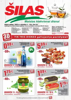 Šilas parduotuvės leidinio Leidinys galiojančio nuo 2025.12.03 peržiūra