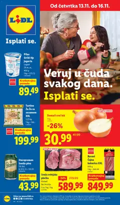 Pregled Lidl kataloga - važi od 13.11.2025