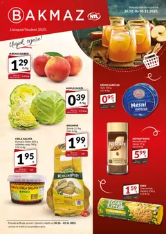 Pregled letka Katalog trgovine Bakmaz vrijedi od 30.10.2025