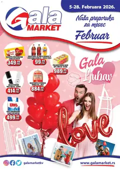 Pregled Gala MARKET kataloga - važi od 05.02.2026