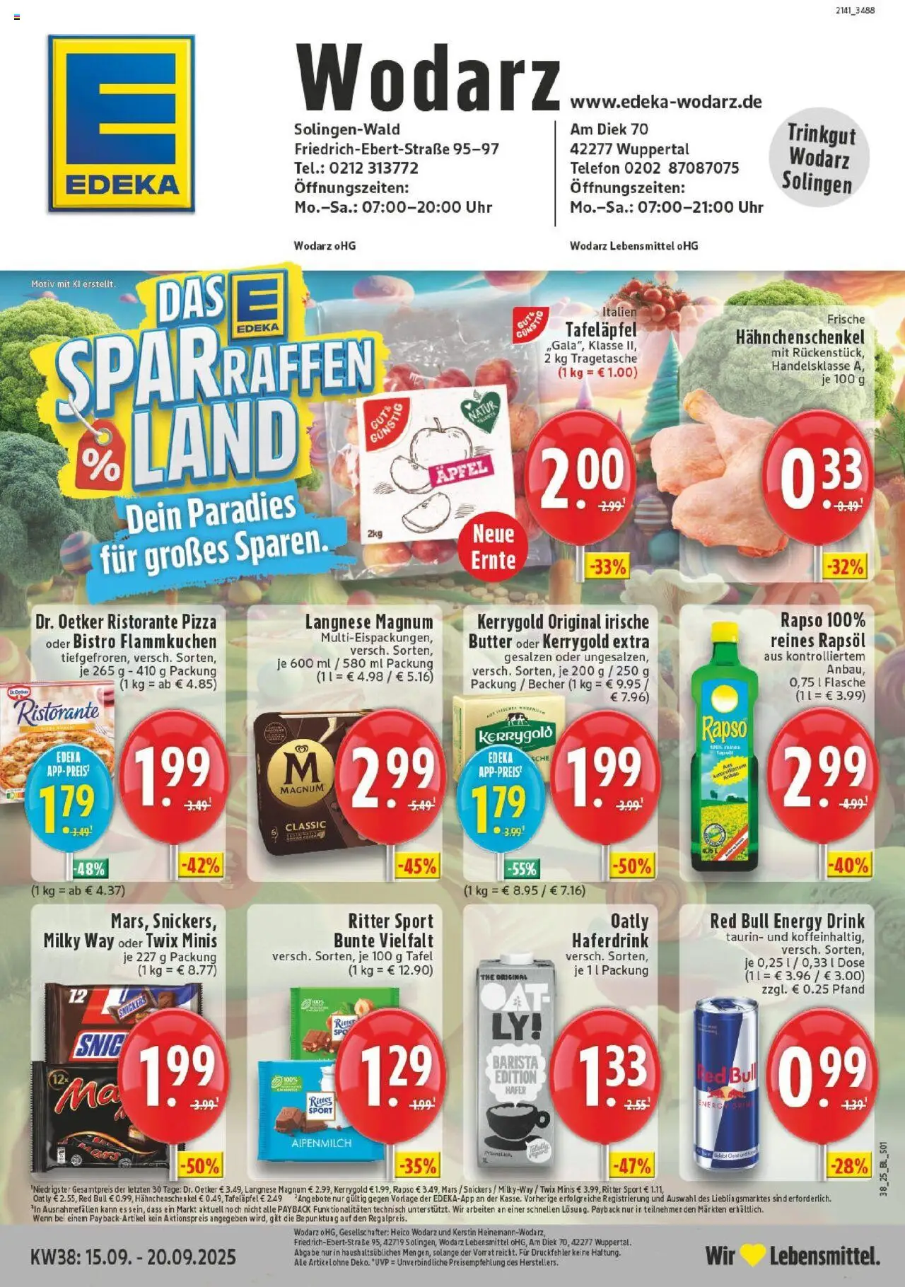 EDEKA Prospekt ab 14.09.2025 - Prospekt Wuppertal Online