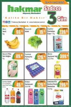 Hakmar Katalog Sadece 3 Gün 09.01.2026 - Broşürünün önizlemesi