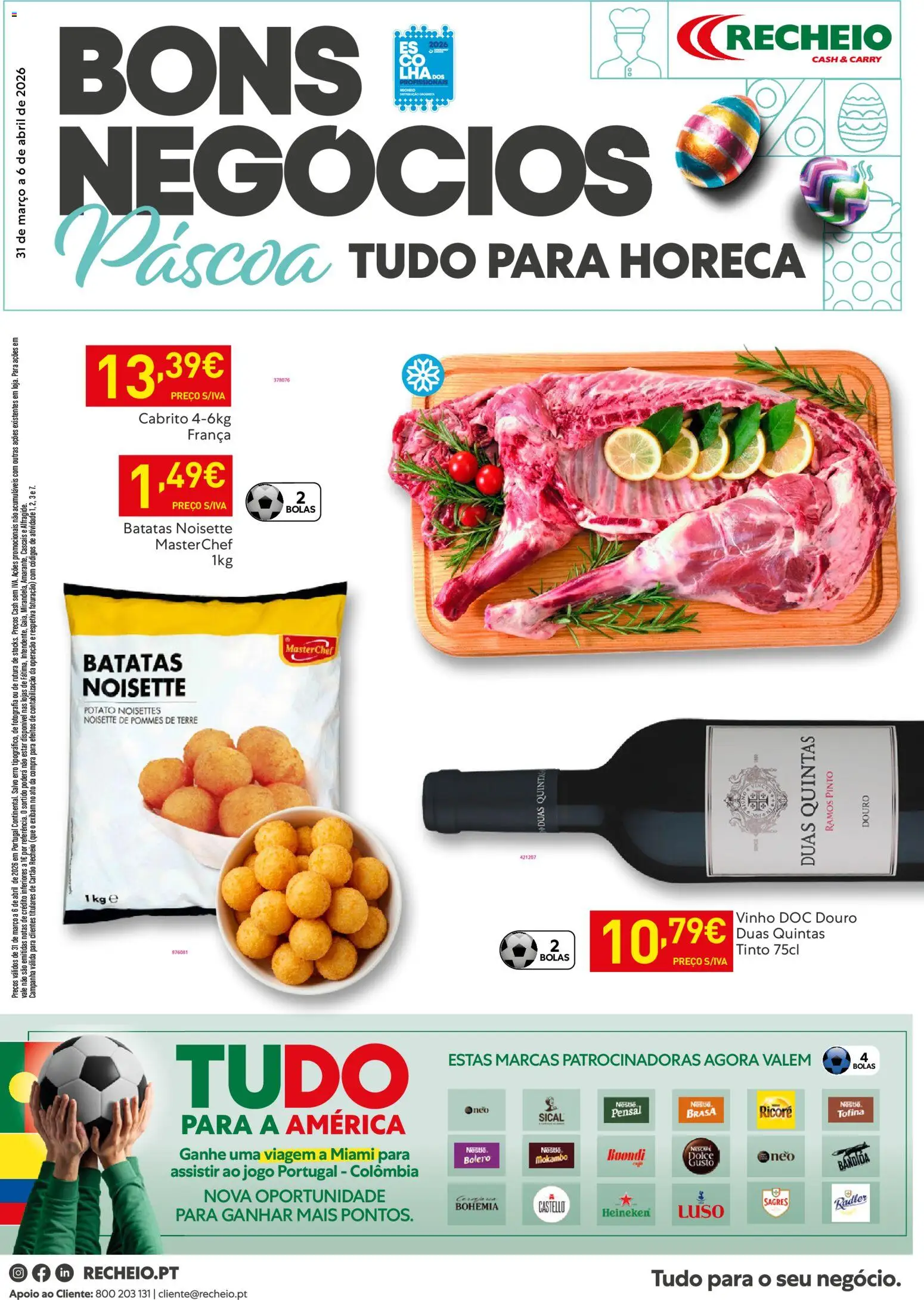 Pré-visualização do folheto da loja Recheio válida a partir de 31/03/2026