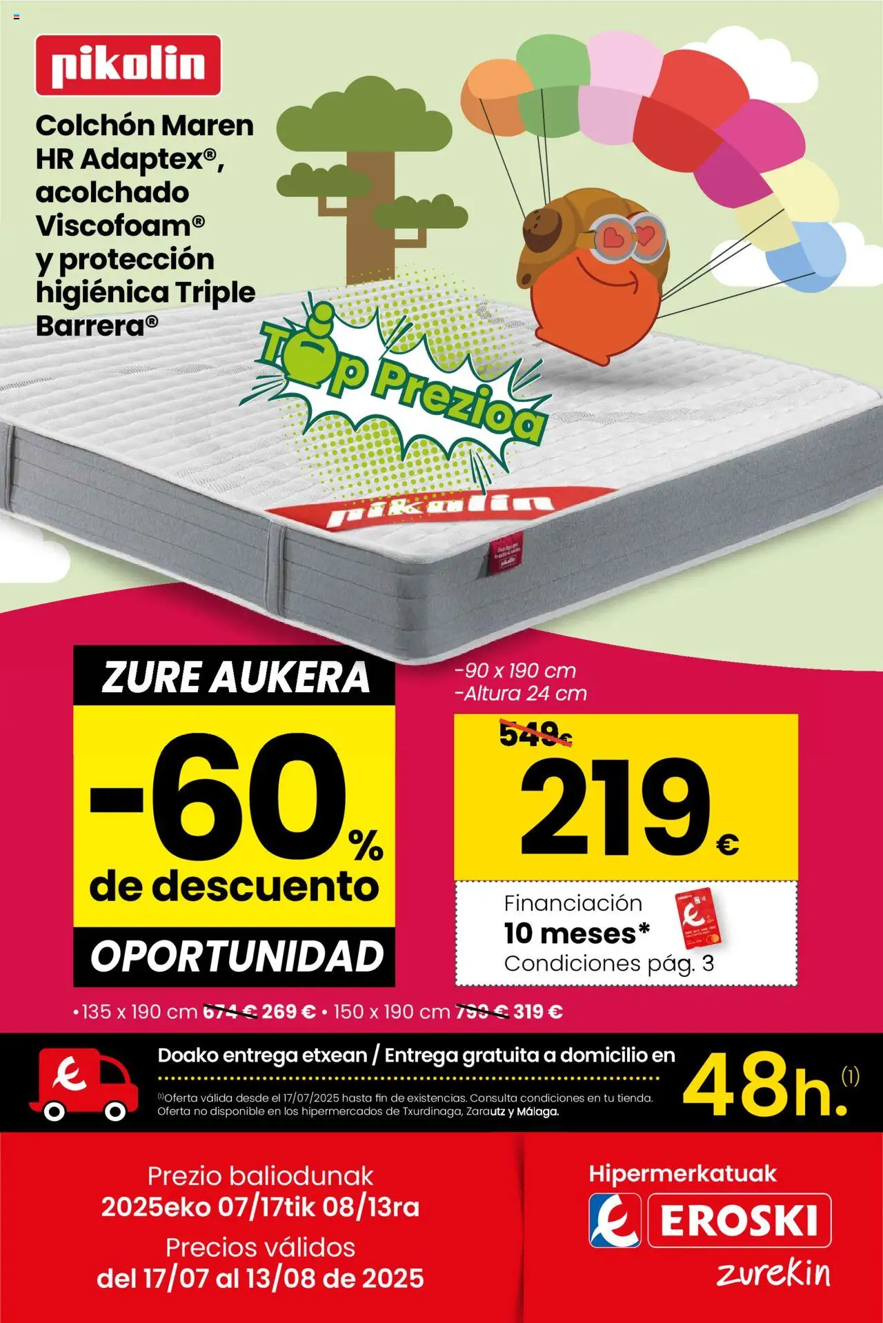 Folleto Eroski del 17/07/2025 - 13/08/2025 > Top Prezioa