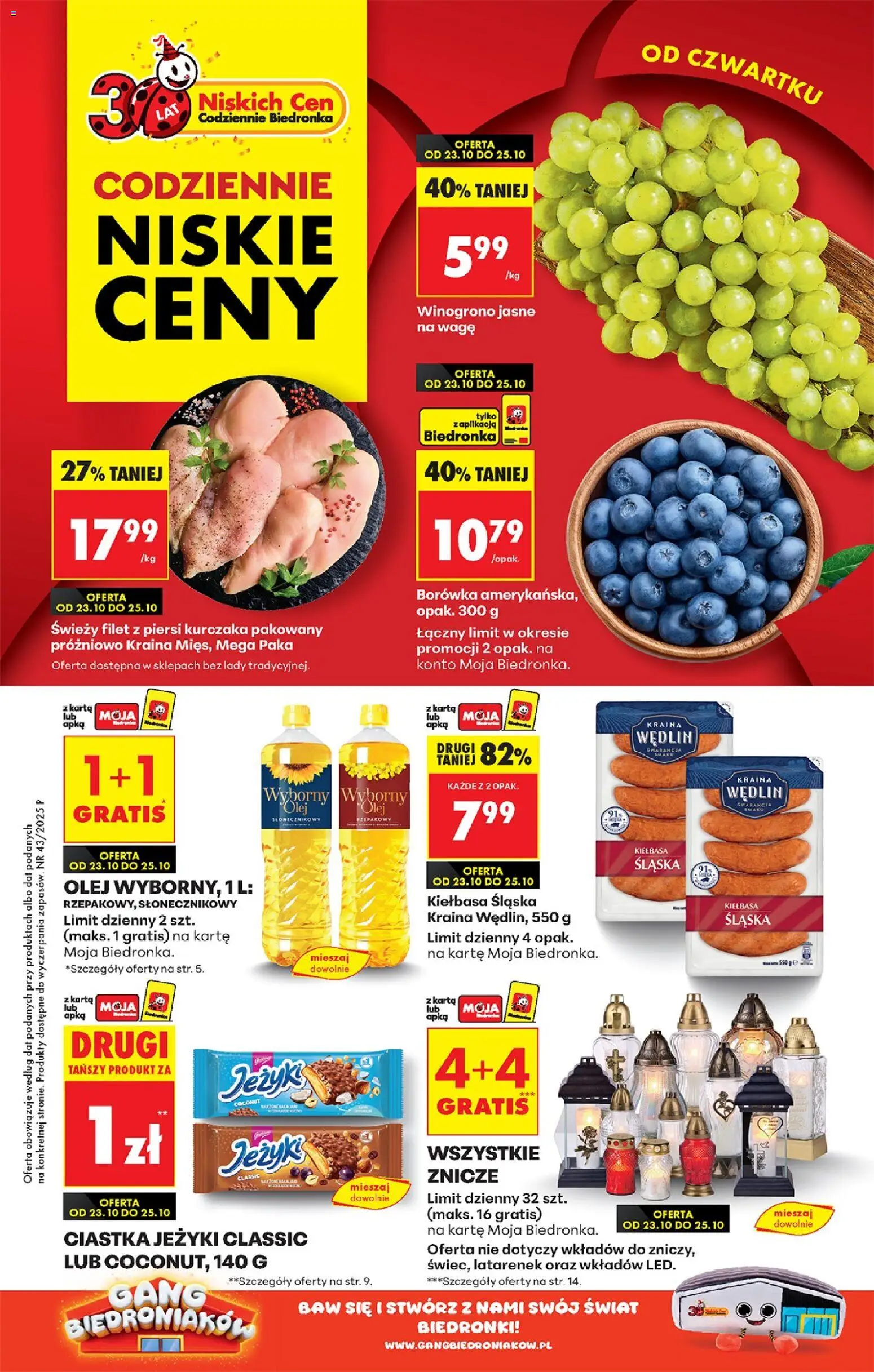 Biedronka gazetka promocyjna 23.10.2025 - "W tym tygodniu" - Numer strony 1