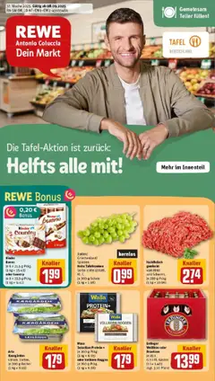 Vorschau von dem Prospekt des Geschäftes Rewe, gültig ab dem 07.09.2025